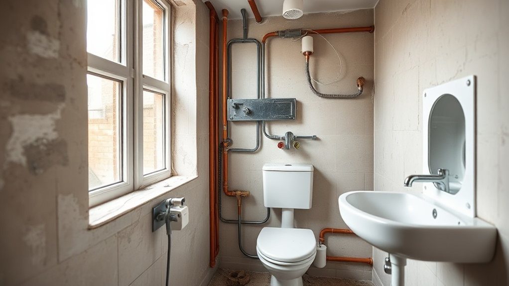 Bathroom Plumbing and Electrics in Highgate